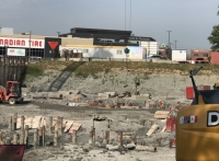 Vista Construção de Edifício Montreal Canadá